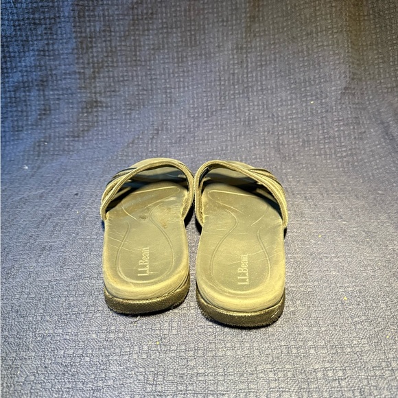 LL Bean Boothbay Waterproof Black Slide Slip On Sandals - Picture 2 of 6